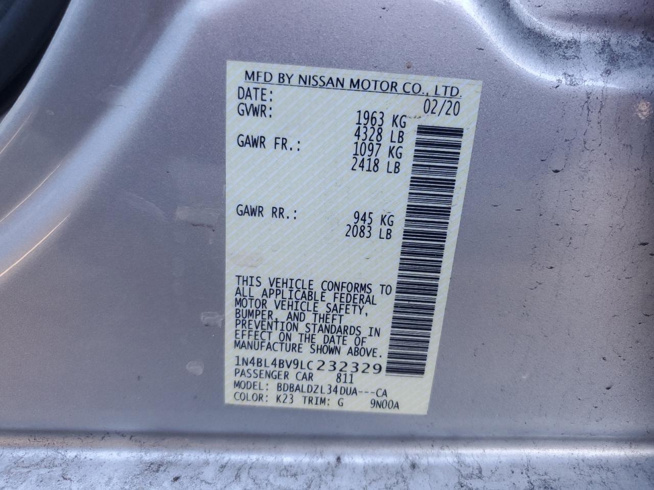 Nissan Altima S Image 10