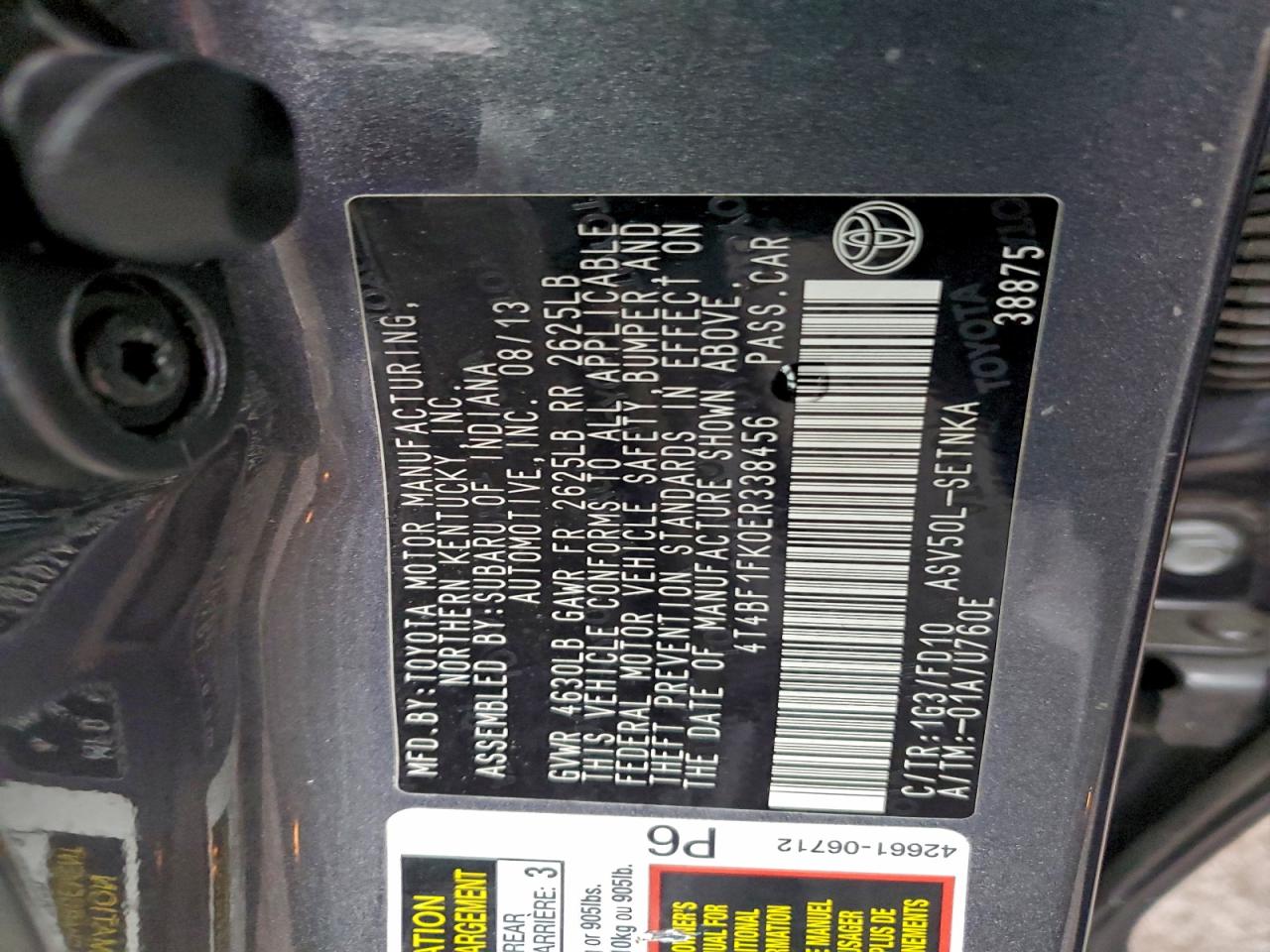 Toyota Camry L Image 12